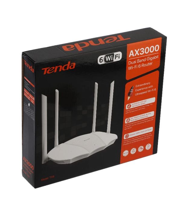 تصویر  روتر بی سیم تندا مدل TX9 AX3000