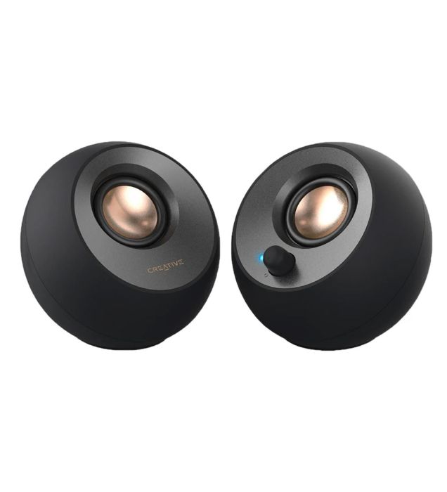 تصویر  اسپیکر رومیزی (دسکتاپ) دو تکه کریتیو مدل PEBBLE V2