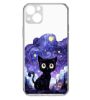 تصویر  کاور طرح Purple Cat برای گوشی اپل Iphone 13 Mini