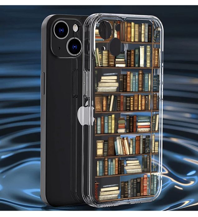 تصویر  کاور طرح Library برای گوشی اپل Iphone 15