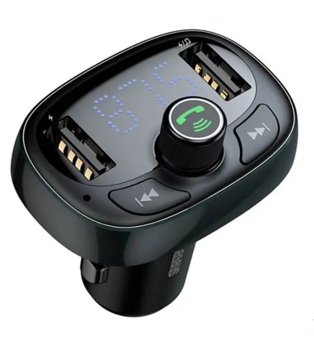 تصویر  شارژر فندکی با قابلیت پخش موسیقی و تماس باسئوس مدل S-09