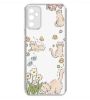 تصویر  کاور طرح Cat & Flowers برای گوشی سامسونگ Galaxy A13 5G