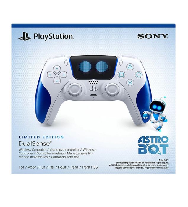 تصویر  دسته PS5 مدل DualSense Astro Bot سفید