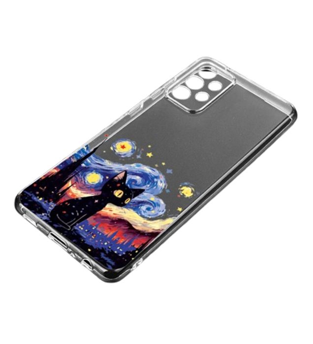تصویر  کاور طرح Black Cat برای گوشی سامسونگ Galaxy A52/52S