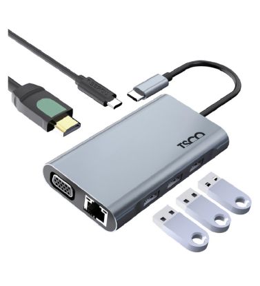 تصویر  هاب 7 پورت USB-C تسکو مدل THU 1171