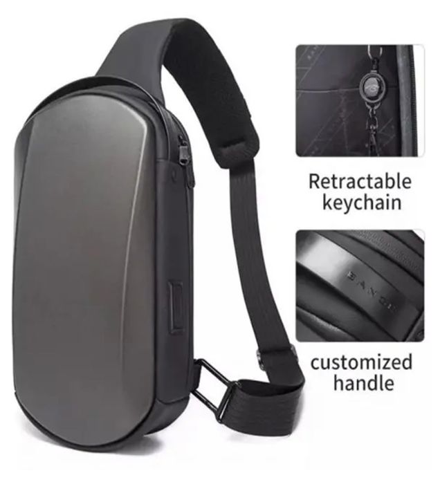 تصویر  کیف کراس بادی ضد آب دارای USB بنج مدل BG-7256