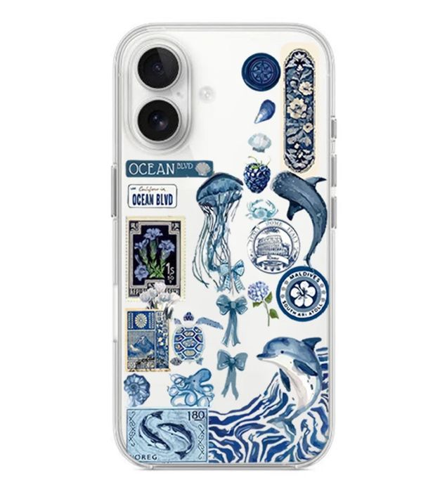 تصویر  کاور طرح Blue Summer برای گوشی اپل IPhone 16 Plus