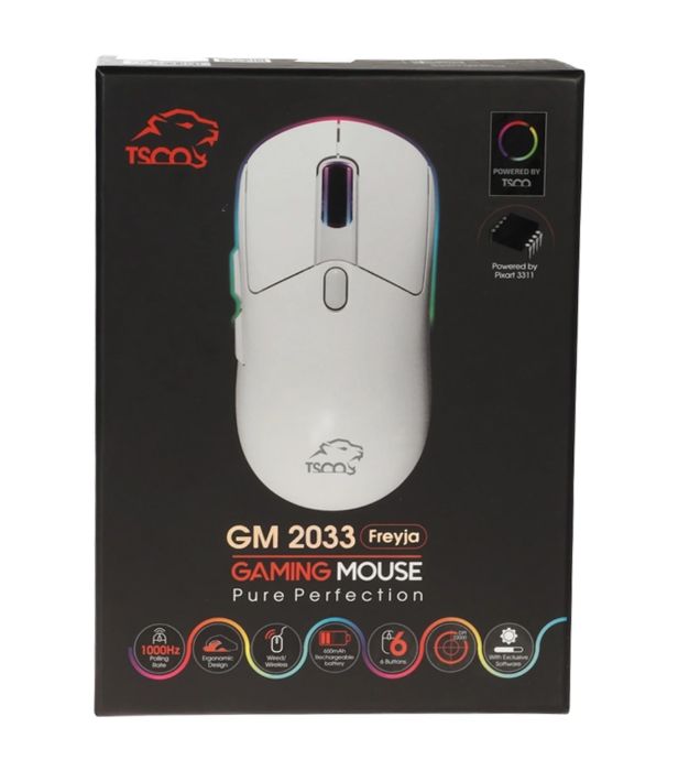 تصویر  ماوس بی سیم گیمینگ تسکو مدل GM 2033