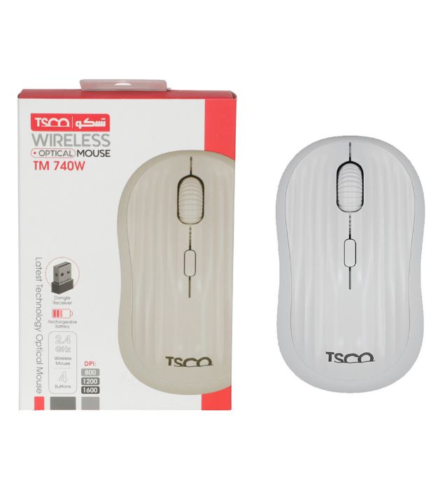 تصویر  ماوس بی سیم تسکو مدل TM 740W