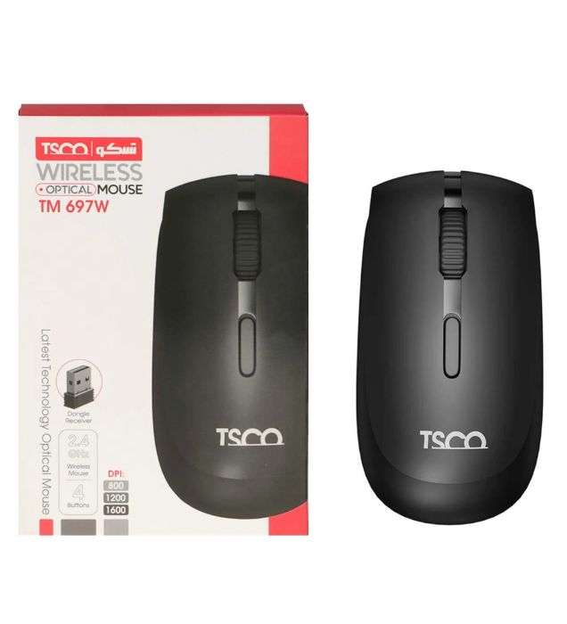 تصویر  ماوس بی سیم تسکو مدل TM 697W