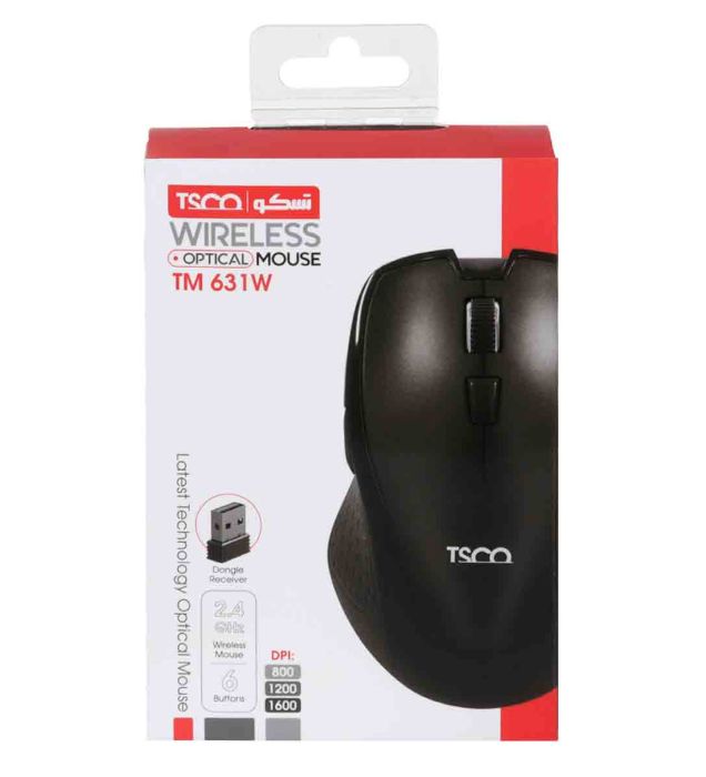 تصویر  ماوس بی سیم تسکو مدل TM 631W