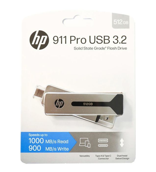 تصویر  هارد اس اس دی اکسترنال اچ پی مدل 911PRO ظرفیت 512 گیگابایت