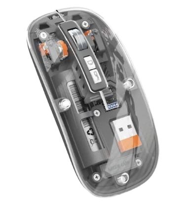 تصویر  ماوس بی سیم گرین لاین مدل Transparent Mouse 2