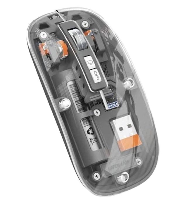 تصویر  ماوس بی سیم گرین لاین مدل Transparent Mouse 2