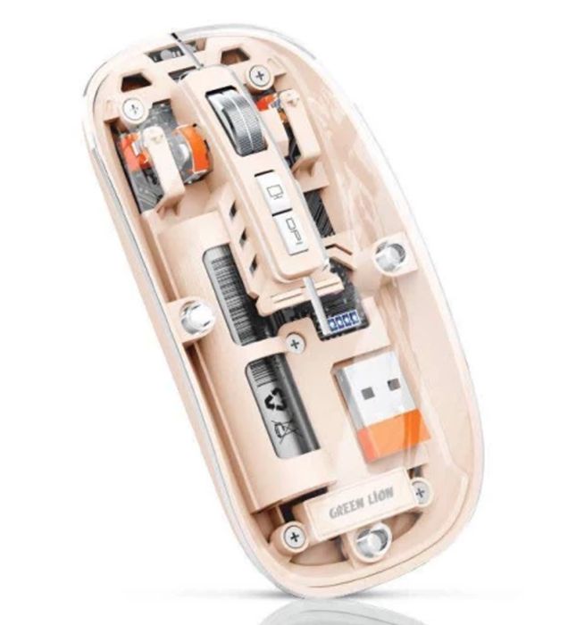 تصویر  ماوس بی سیم گرین لاین مدل Transparent Mouse 2