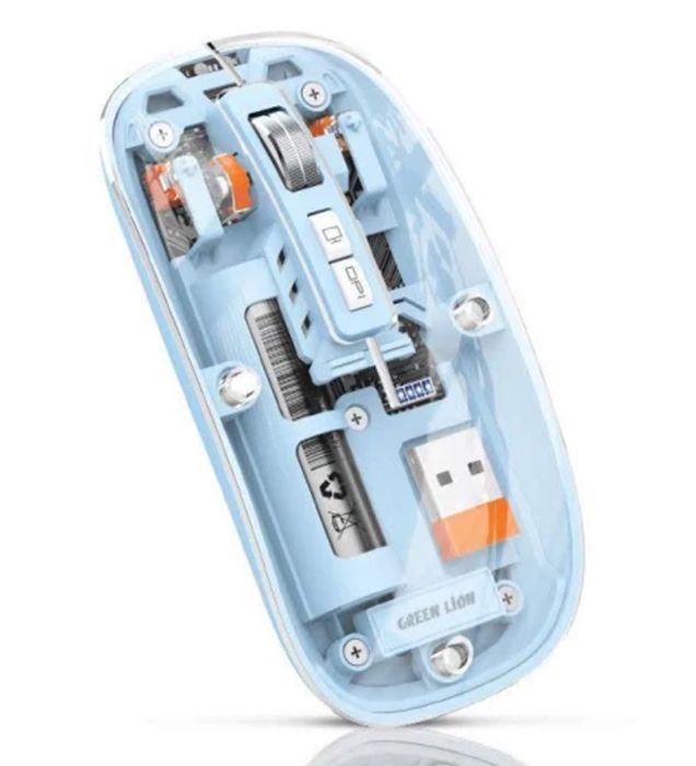 تصویر  ماوس بی سیم گرین لاین مدل Transparent Mouse 2