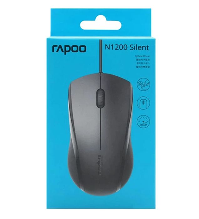 تصویر  ماوس باسیم رپو مدل N1200 Silent