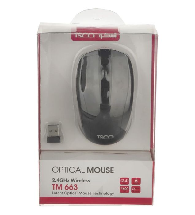 تصویر  ماوس بی سیم تسکو مدل TM 663W