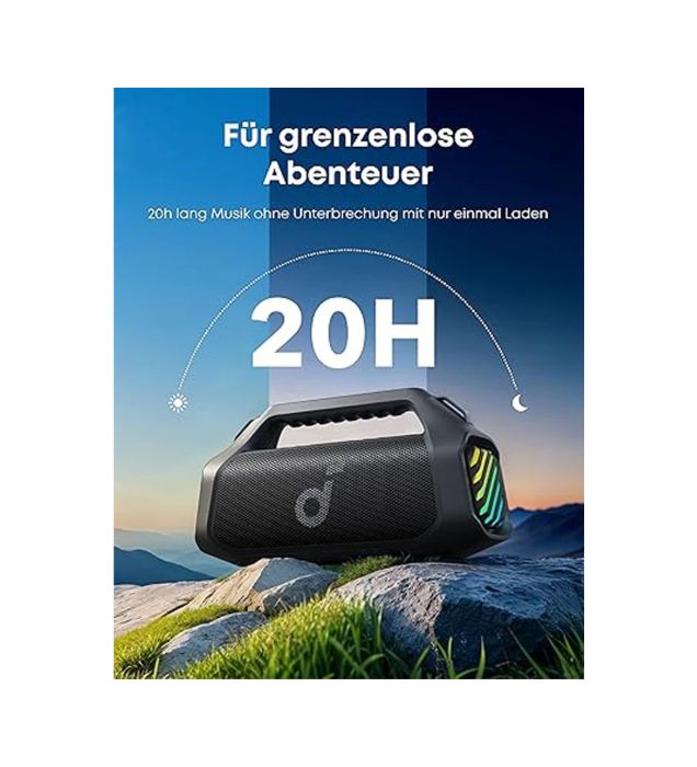 تصویر  اسپیکر بلوتوثی قابل حمل انکر مدل soundcore Boom 2 Pro A3134