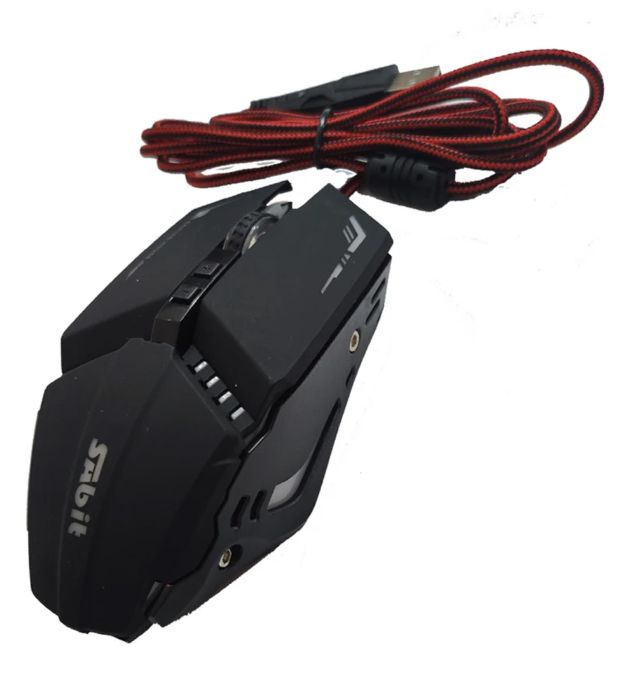 تصویر  ماوس باسیم گیمینگ سابیت مدل GM100