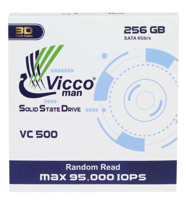 تصویر  هارد اس اس دی ویکومن مدل VC 500 ظرفیت 256 گیگابایت