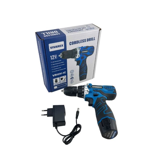 تصویر  دریل پیچ گوشتی شارژی ویوارکس مدل VR12V-1C