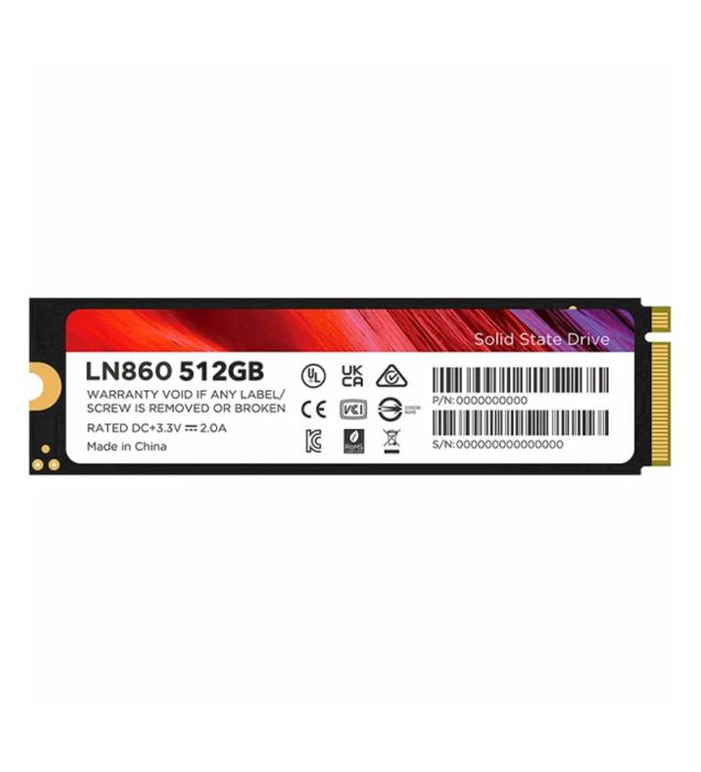 تصویر  هارد SSD اینترنال PCIe Gen3 x4 لنوو مدل LN860 ظرفیت 512 گیگابایت