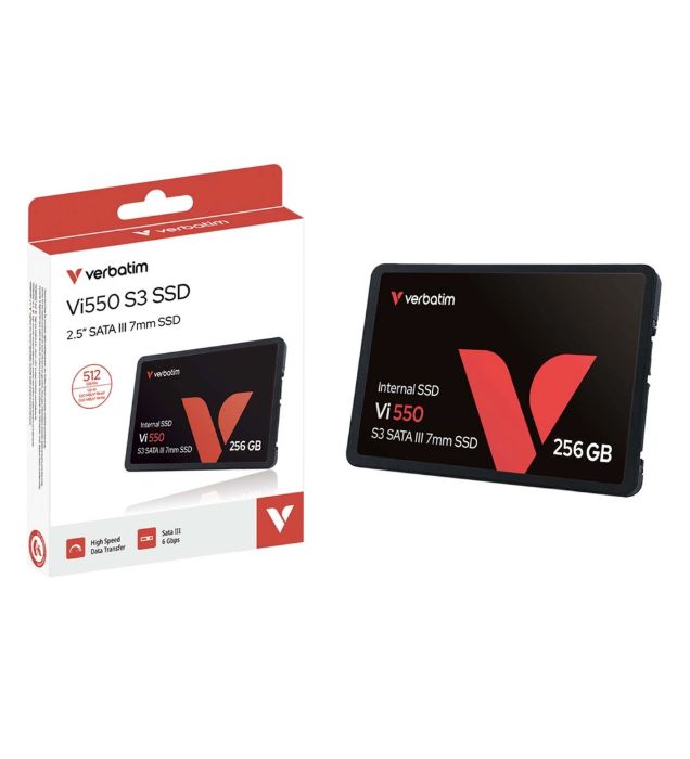 تصویر  هارد اینترنال اس اس دی ورباتیم مدل Vi550 S3 ظرفیت 256 گیگابایت