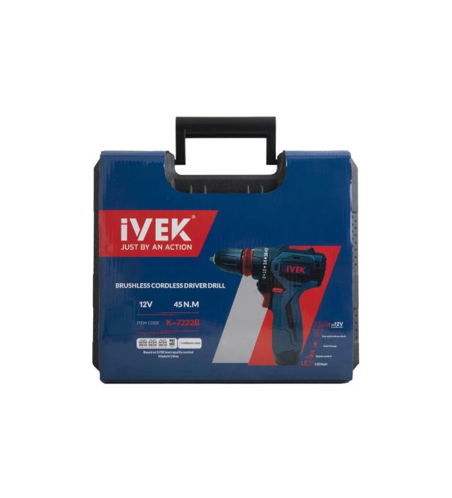 تصویر  پیچ گوشتی شارژی ایوک مدل K-7222B
