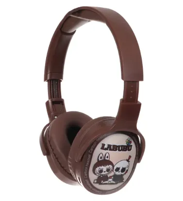 تصویر  هدفون بلوتوثی فانتزی مدل Labubu KT-300A