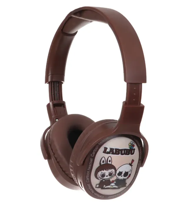 تصویر  هدفون بلوتوثی فانتزی مدل Labubu KT-300A