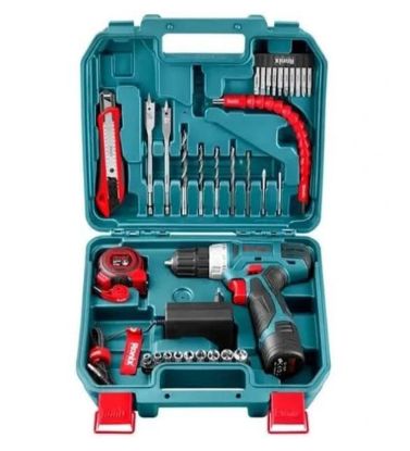 تصویر  پیچ گوشتی شارژی رونیکس مدل RS-8013 مجموعه 35 عددی