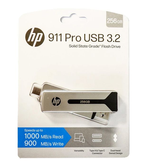 تصویر  هارد اس اس دی اکسترنال اچ پی مدل 911PRO ظرفیت 256 گیگابایت