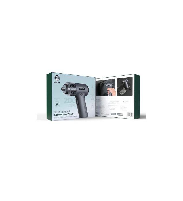 تصویر  پیچ گوشتی شارژی گرین لاین مدل GN35IN1ELSDG