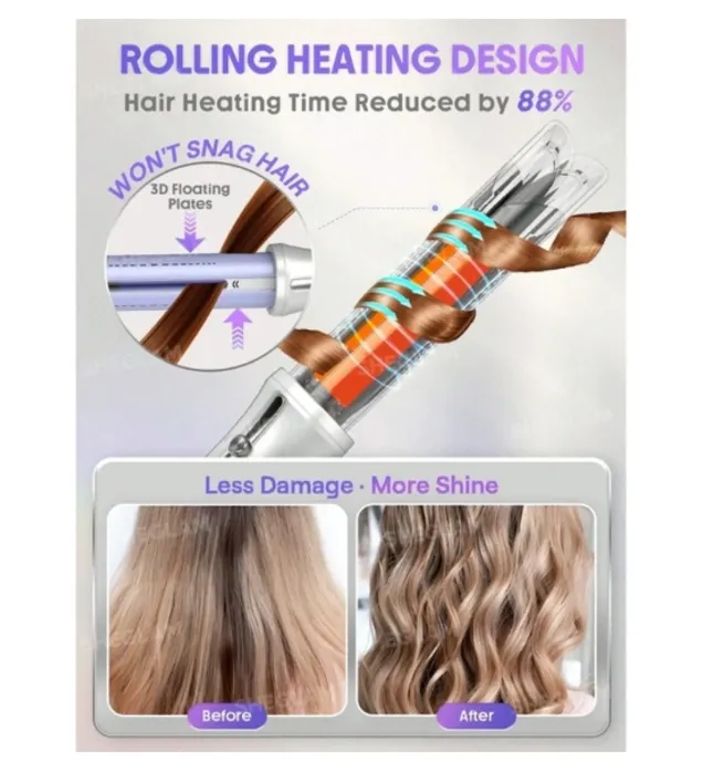 تصویر  فر کننده مو شیگلم هیر مدل One Touch Airflow Styler Pro