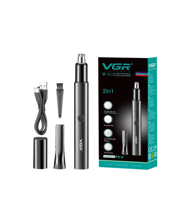 تصویر  ماشین اصلاح موزن گوش و بینی وی جی ار مدل V615