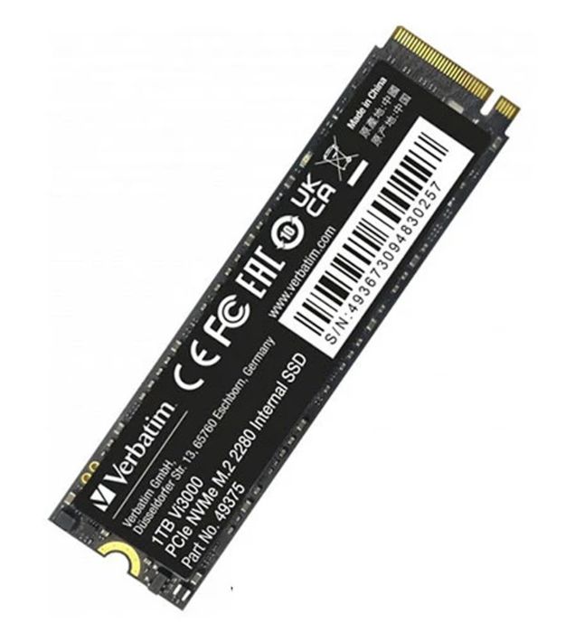 تصویر  هارد اینترنال اس اس دی ورباتیم مدل Vi3000 PCIe Gen3 x4 ظرفیت 1 ترابایت