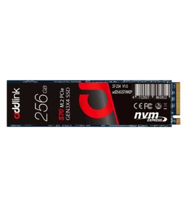 تصویر  هارد اینترنال اس اس دی ادلینک مدل S70 Lite M.2 2280 ظرفیت 256 گیگابایت