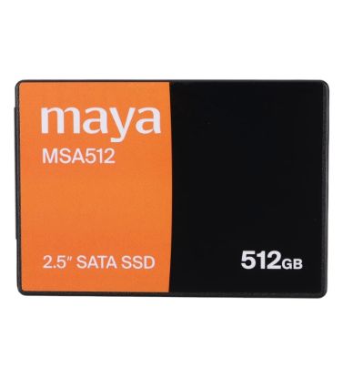 تصویر  هارد SSD اینترنال مایا مدل MSA512 ظرفیت 512 گیگابایت