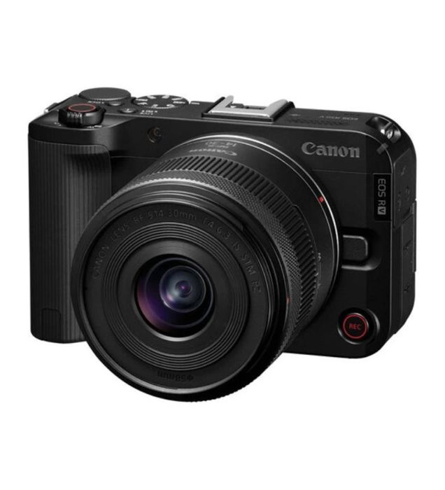 تصویر  دوربین عکاسی بدون آینه کانن مدل EOS R50 V با لنز 14 - 30 میلی متری f/4-6.3
