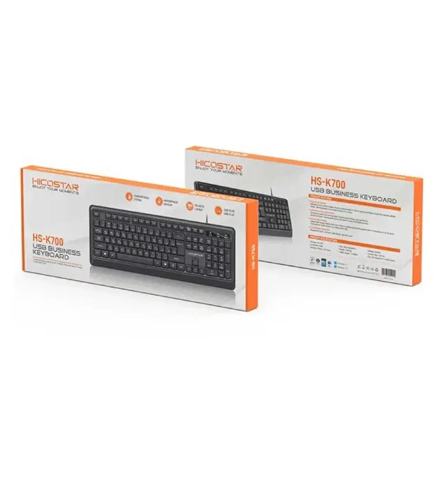 تصویر  کیبورد با سیم هیکواستار مدل HS-K700