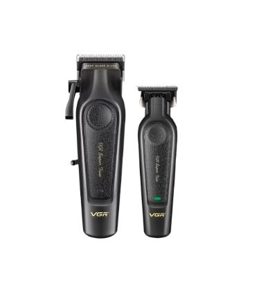 تصویر  ماشین اصلاح موی سر و صورت شارژی وی جی ار مدل V-197 & 995 مجموعه 2 عددی