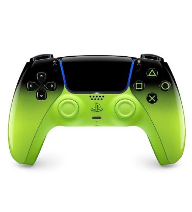 تصویر  دسته PS5 مدل مجموعه Hyperpop سبز