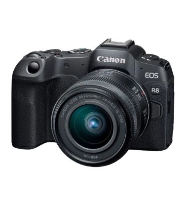 تصویر  دوربین عکاسی بدون آینه کانن مدل EOS R8 با لنز RF 24-50 میلی متری F4.5-6.3 IS STM
