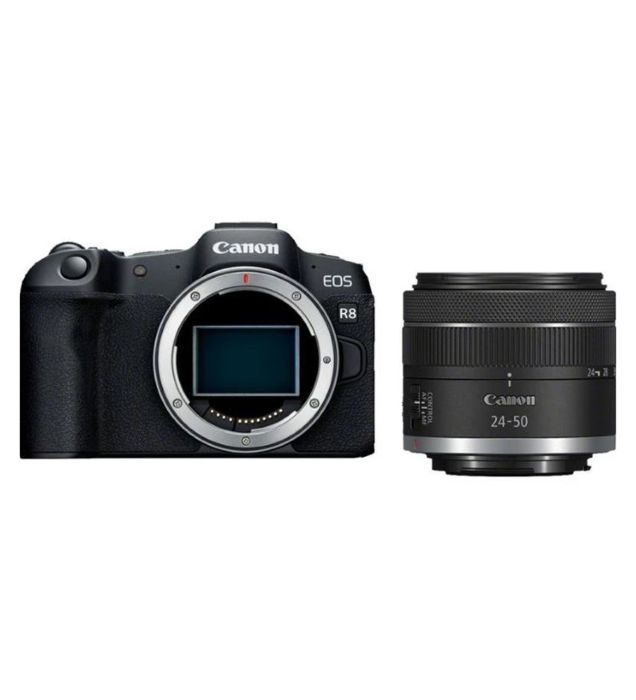 تصویر  دوربین عکاسی بدون آینه کانن مدل EOS R8 با لنز RF 24-50 میلی متری F4.5-6.3 IS STM