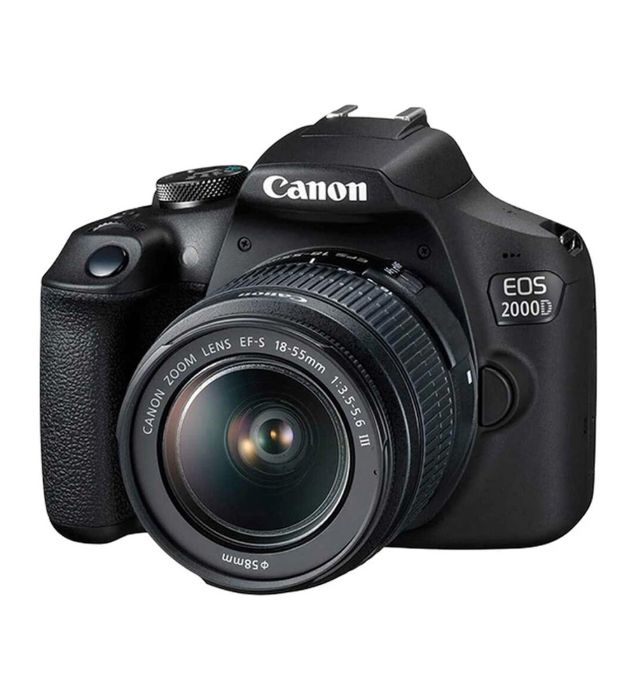 تصویر  دوربین عکاسی کانن مدل EOS 2000D با لنز 18-55 میلی‌متری DC III