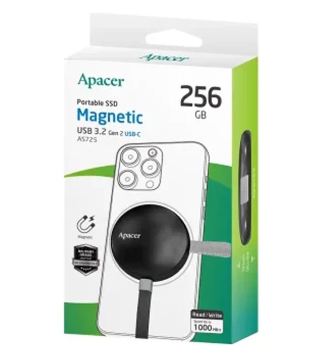 تصویر  هارد SSD اکسترنال اپیسر مدل AS725 ظرفیت 256 گیگابایت