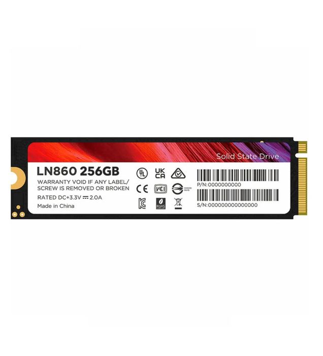 تصویر  هارد SSD اینترنال PCIe Gen3 x4 لنوو مدل LN860 ظرفیت 256 گیگابایت