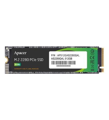 تصویر  هارد SSD اینترنال PCIe Gen4 x4 اپیسر مدل AS2280Q4L ظرفیت 512 گیگابایت