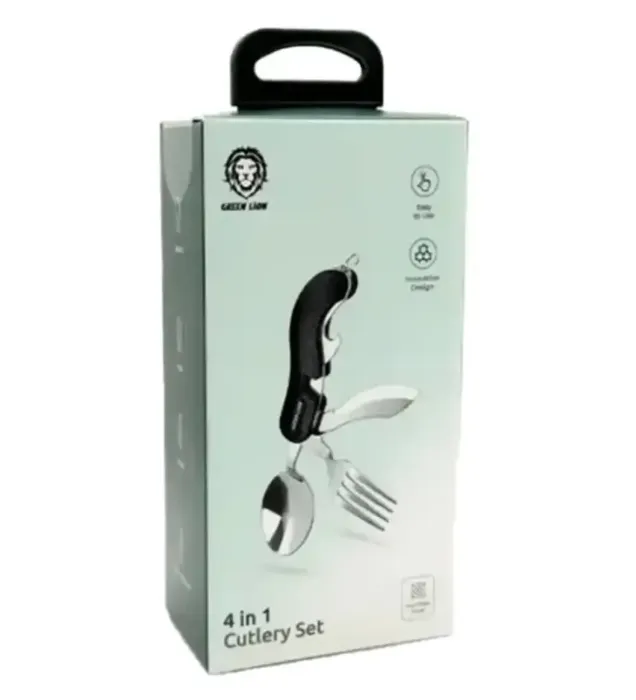 تصویر  ست قاشق چنگال مسافرتی گرین لاین مدل Cutlery Set